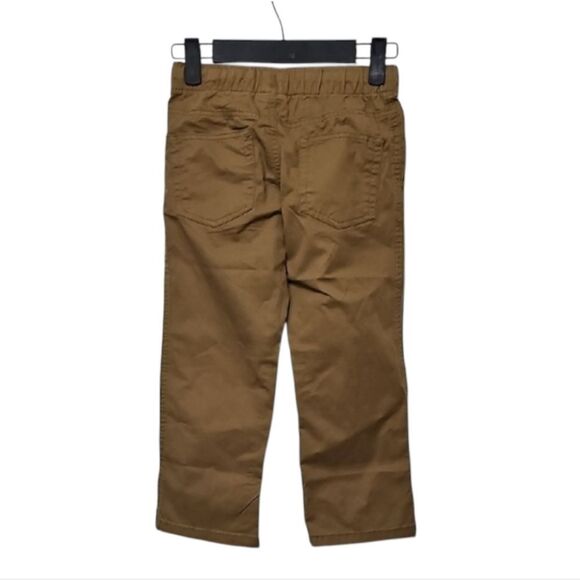 Cat & Jack Brown Casual Pants with Reinforced Knee Elastic Waist Size 5T - Picture 2 of 2